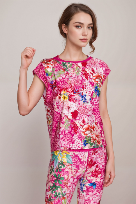 Johnny Was Bee Active Keyhole Muscle Tank A8324