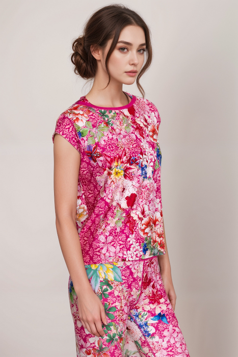 Johnny Was Bee Active Keyhole Muscle Tank A8324