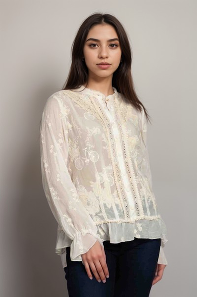 Serene Ryder Blouse Johnny Was AfterRetail