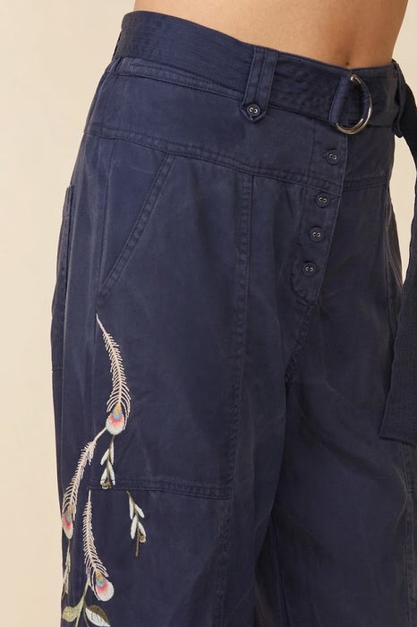 Johnny Was Workshop Emika Belted Wide Leg Pants W61124 *