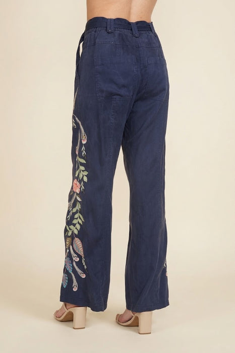 Johnny Was Workshop Emika Belted Wide Leg Pants W61124 *