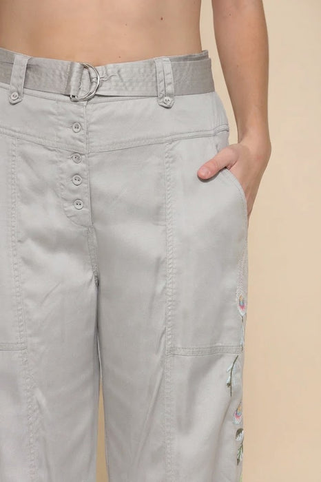 Johnny Was Workshop Emika Belted Wide Leg Pants W61124 *