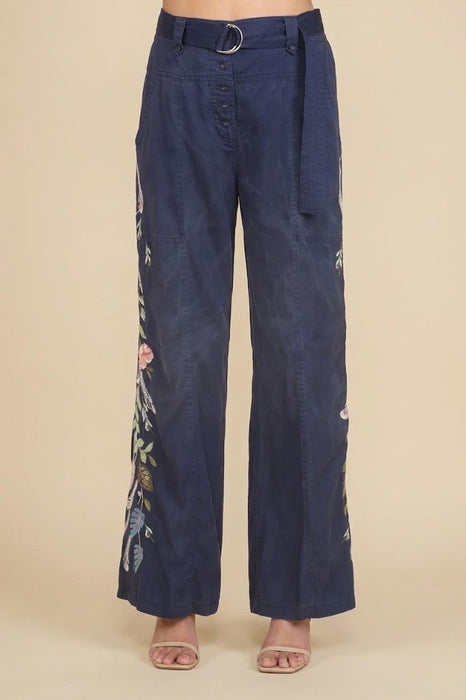 Johnny Was Workshop Emika Belted Wide Leg Pants W61124 *