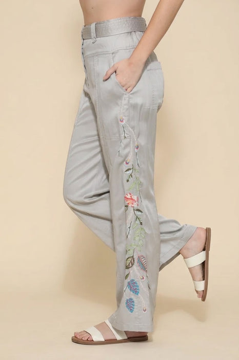 Johnny Was Workshop Emika Belted Wide Leg Pants W61124 *