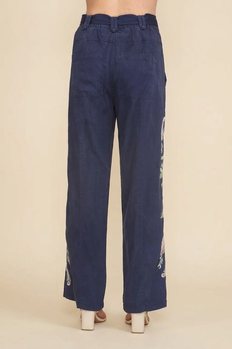 Johnny Was Workshop Emika Belted Wide Leg Pants W61124 *