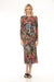 Johnny Was Jade Antiqua Flower Maldova Mesh Midi Dress L31224-8K