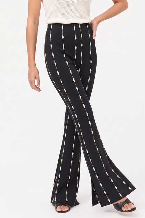 Johnny Was Jade Black Lilith Mollee Flare Pants L63225-E