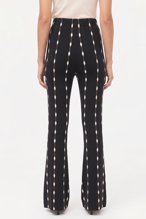 Johnny Was Jade Black Lilith Mollee Flare Pants L63225-E