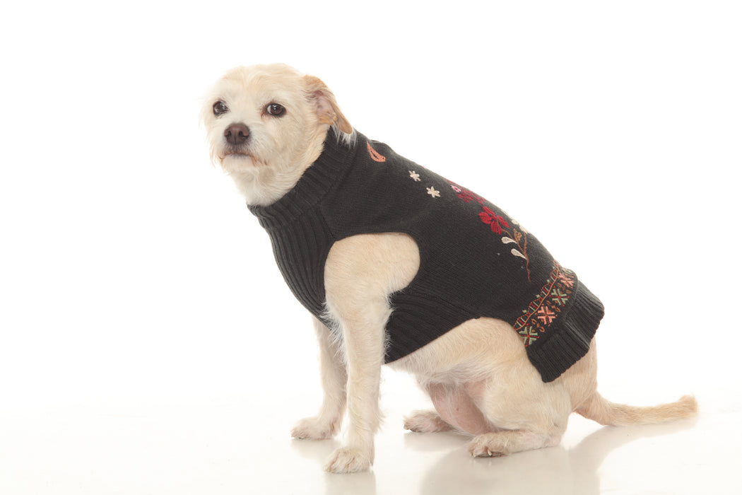 Johnny Was Zuzu Embroidered Dog Sweater M69423