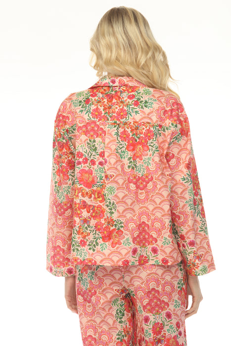 Johnny Was Mariposa Floral Cotton Sleep Set MS0625-M