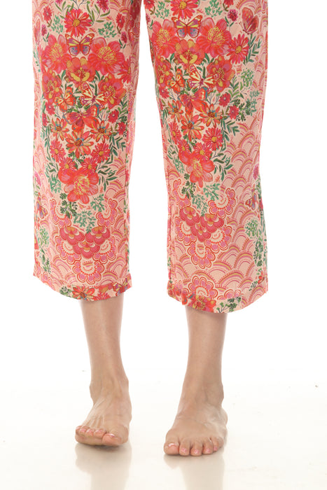 Johnny Was Mariposa Floral Cotton Sleep Set MS0625-M