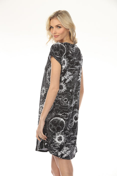 Johnny Was Mina The Brigette Cap Sleeve Mini Dress MS8524-M