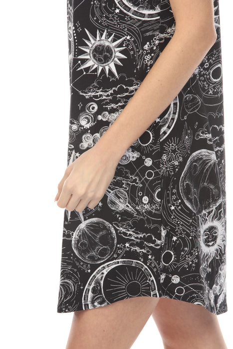 Johnny Was Mina The Brigette Cap Sleeve Mini Dress MS8524-M