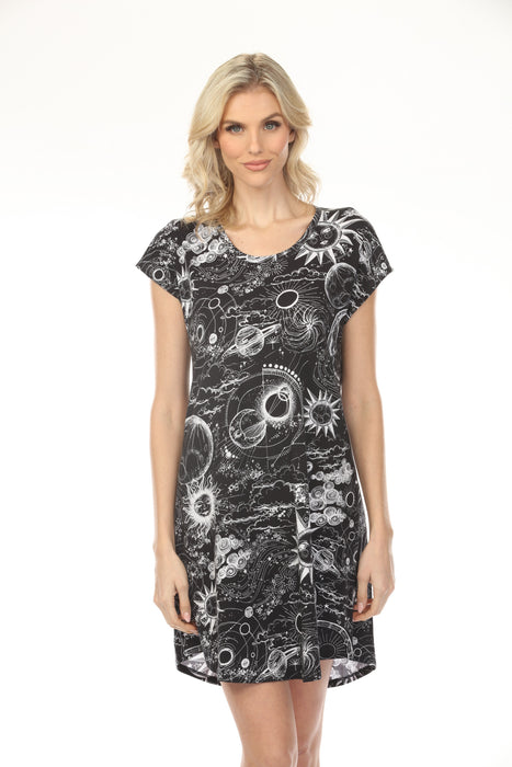 Johnny Was Mina The Brigette Cap Sleeve Mini Dress MS8524-M