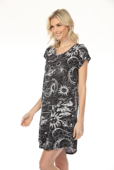 Johnny Was Mina The Brigette Cap Sleeve Mini Dress MS8524-M