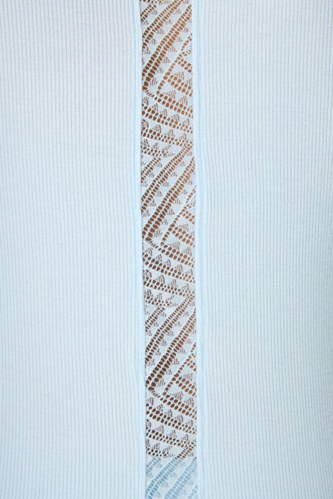 PJ Salvage Blue Haze Lacey Basics Long Pajama Set RILBLS/RILBP