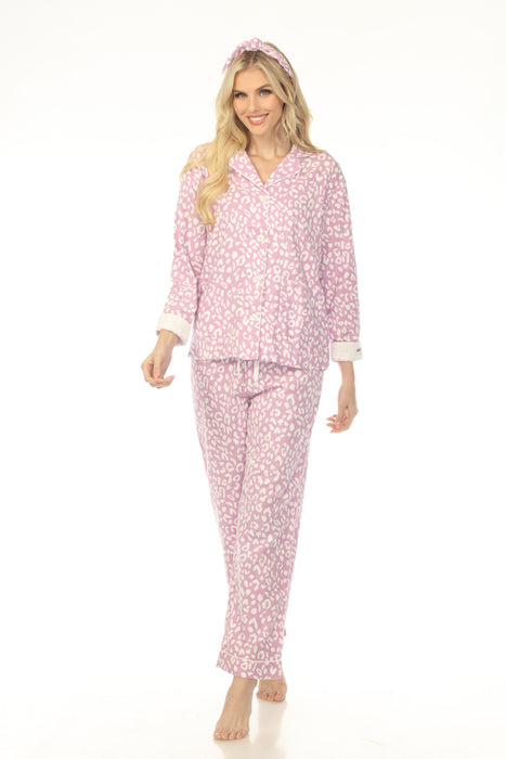 PJ Salvage Lilac Live Life Cozy 3-Piece Pajama Set RKFLPJ