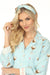 PJ Salvage Ice Blue Espresso Martini Flannel Pajama Set RP8FLPJ