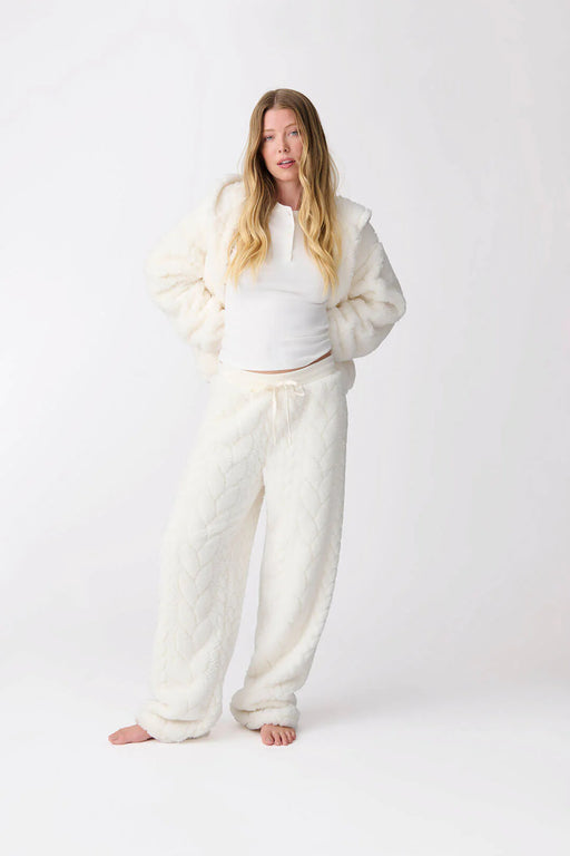 PJ Salvage Ivory Lets Get Cozy Hoodie Pants Set RPGCHD/RPGCP