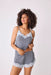 PJ Salvage Charcoal Wild Dreams Modal & Lace Pajama Set RPWDST