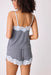 PJ Salvage Charcoal Wild Dreams Modal & Lace Pajama Set RPWDST