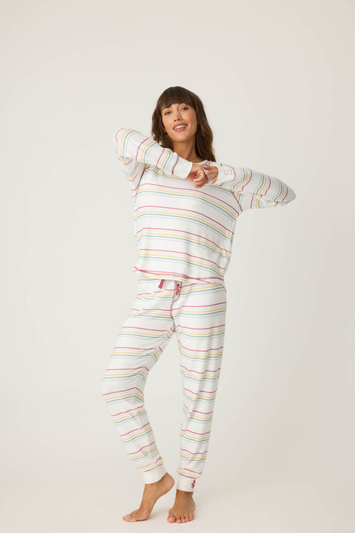 PJ Salvage Joy To The World Pajama Set RQJWLS2/RQJWP2