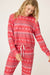 PJ Salvage Red Snowflake Kisses Pajama Set RQSKLS1/RQSKP1
