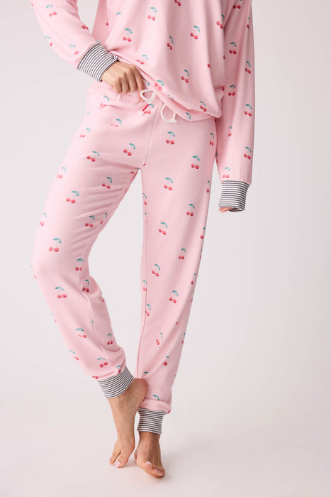 PJ Salvage Ballet Pink Life is Sweet Pajama Set Plus Size RRLSST