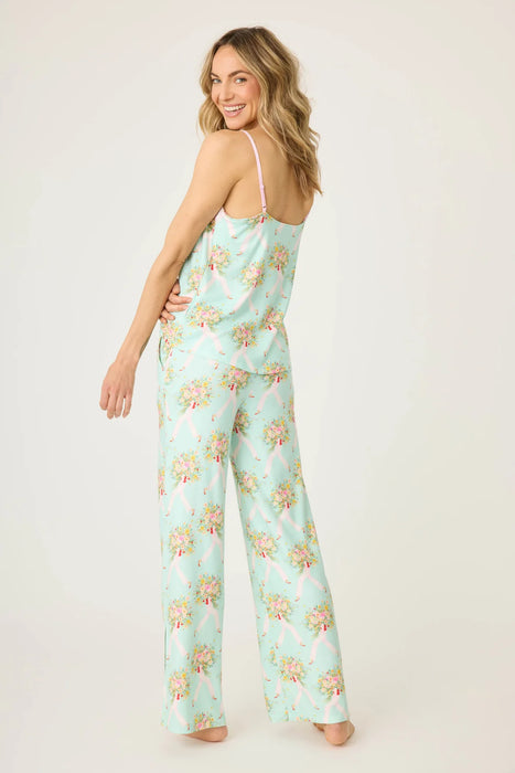 PJ Salvage Bright Mint Adrian Valencia x PJ Salvage Floral PJ Set RSAVST