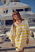 PJ Salvage Lemon Cabana Paradise Stripe Cover Up RSCDD