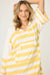 PJ Salvage Lemon Cabana Paradise Stripe Cover Up RSCDD