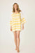 PJ Salvage Lemon Cabana Paradise Stripe Cover Up RSCDD