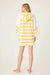 PJ Salvage Lemon Cabana Paradise Stripe Cover Up RSCDD