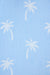 PJ Salvage Bright Blue Cabana Paradise Palm Print Pajama Set RSCDLS1/RSCDP