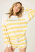 PJ Salvage Lemon Cabana Paradise Long Sleeve "Paradise" Top RSCDLS2