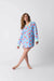 PJ Salvage Bright Blue Farmer's Market Strawberry Nightshirt RSFMNS