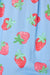 PJ Salvage Bright Blue Farmer's Market Strawberry Nightshirt RSFMNS