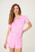 PJ Salvage Bubblegum Happiest on the Court Pickleball Vintage Terry Set RSHCT/RSHCS