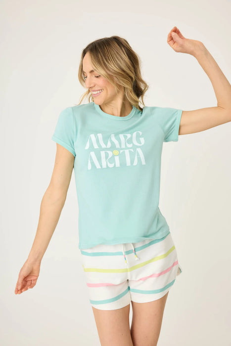 PJ Salvage Seafoam Lime & Sunshine Graphic "Margarita" T-Shirt RSLST