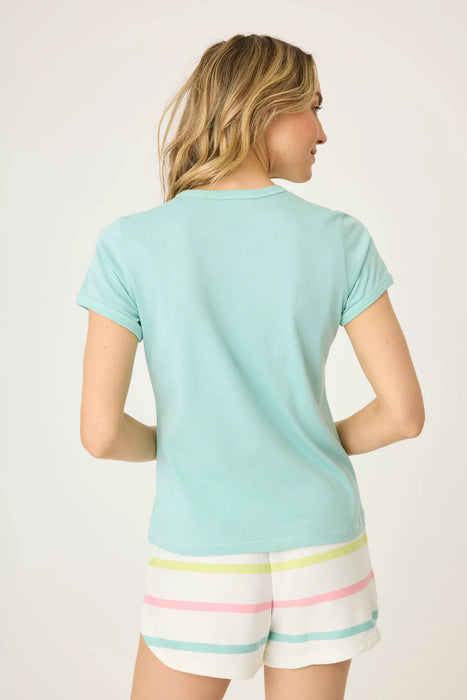 PJ Salvage Seafoam Lime & Sunshine Graphic "Margarita" T-Shirt RSLST
