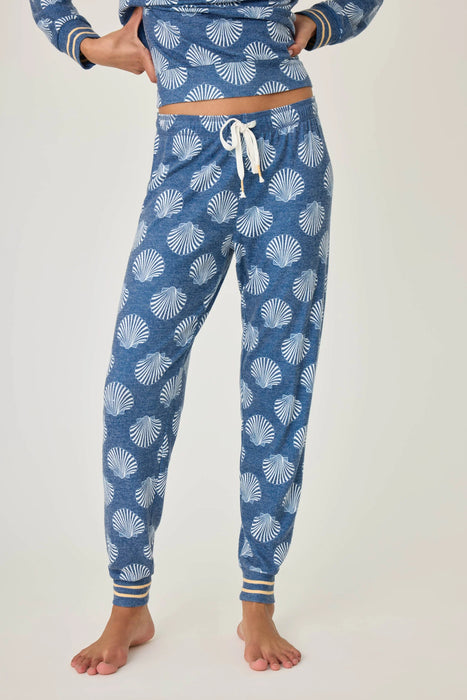 PJ Salvage Maritime Lounge Shell Top and Banded Pants Set RSMLLS1/RSMLP1