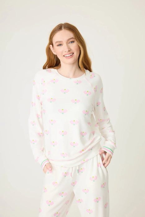PJ Salvage Ivory Peachy Party Long Sleeve 2-Piece Pajama Set RSPPLS/RSPPP1