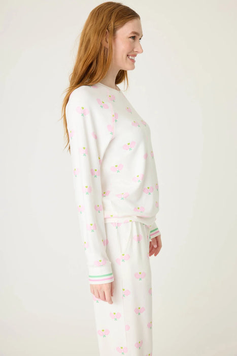 PJ Salvage Ivory Peachy Party Long Sleeve 2-Piece Pajama Set RSPPLS/RSPPP1