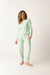 PJ Salvage Spring Green Peachy Party Courtside Long Sleeve Top Set RSPPLS/RSPPP2