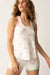 PJ Salvage Ivory Peachy Party Tank Top Pajama Set RSPPTK/RSPPS1