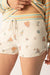 PJ Salvage Light Oatmeal Sunshine On My Mind Emoji-Fun Shorts RSSMS2