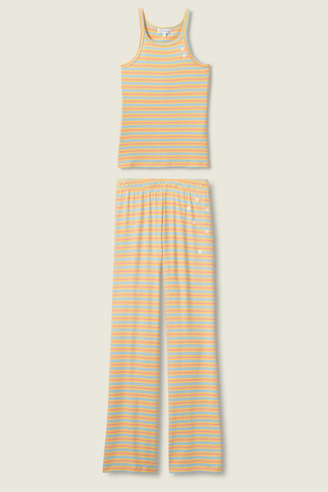 PJ Salvage Sunshine On My Mind Multi-Striped Lounge Set RSSMST1