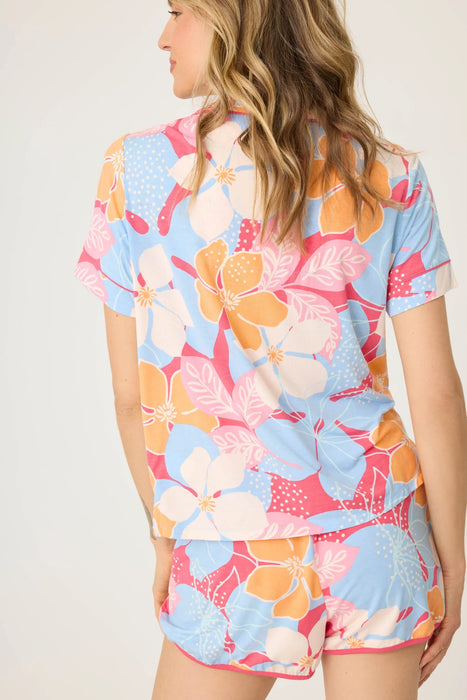 PJ Salvage Tropical Dreams Floral Pajama Shorts Set RSTDT1/RSTDS1