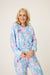 PJ Salvage Bright Blue Tropic Garden Pajama Set RSTGLS2/RSTGP2