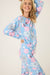 PJ Salvage Bright Blue Tropic Garden Pajama Set RSTGLS2/RSTGP2